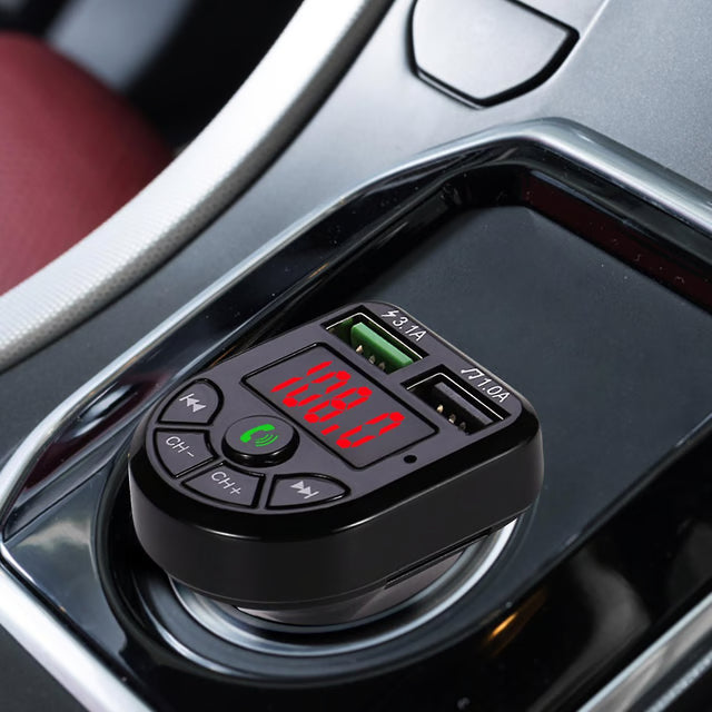 Bluetooth FM Transmitter USB Charger MP3