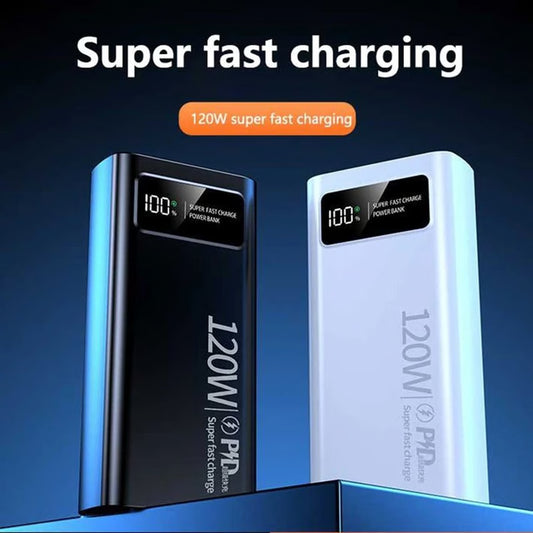 PowerMax 50000mAh Fast Charging Power Bank with 120W Output