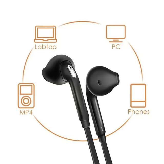 Wired Earphones With Microphone 3.5mm In Ear Headphones