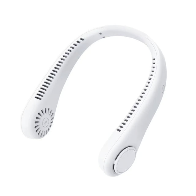 Portable Bladeless Neck Fan with Rechargeable Battery
