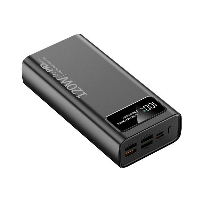 PowerMax 50000mAh Fast Charging Power Bank with 120W Output