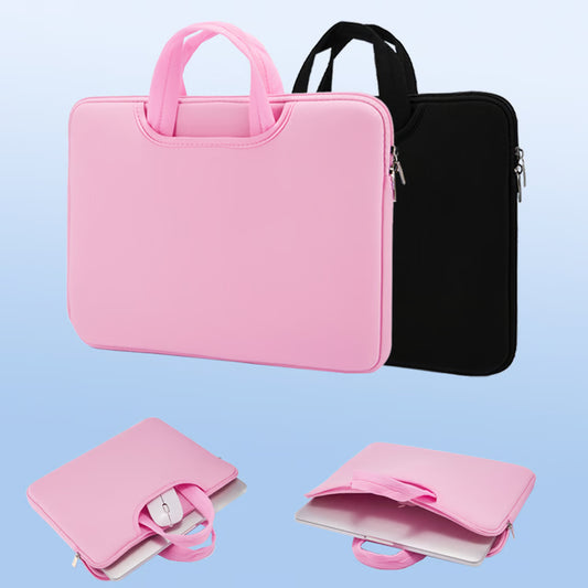 Computer Handbag, Large Space Laptop Bag, Lightweight, Front Pocket Can Hold Power, Mouse